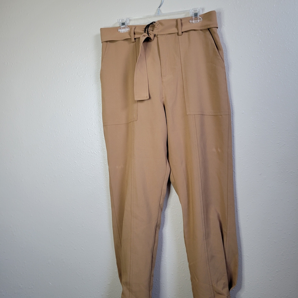 Elegant Tan Women's Trousers